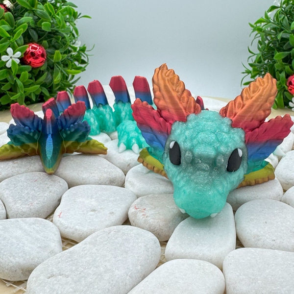 Axolotl-Drache – Magisches Wasserwesen
